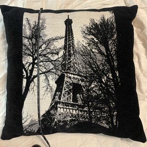 Eiffel Tower decorative pillow